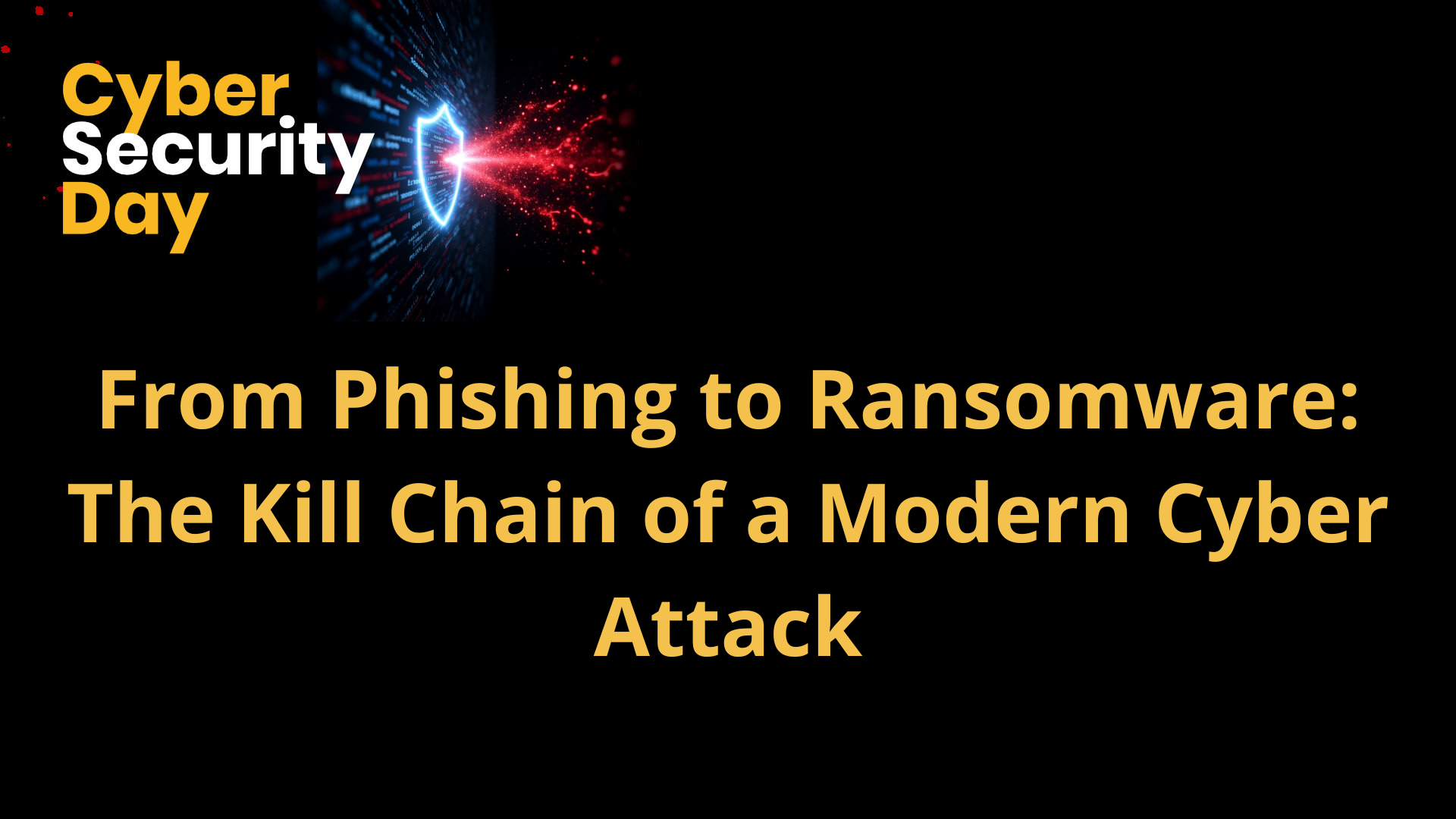 From Phishing to Ransomware: The Kill Chain of a Modern Cyber Attack