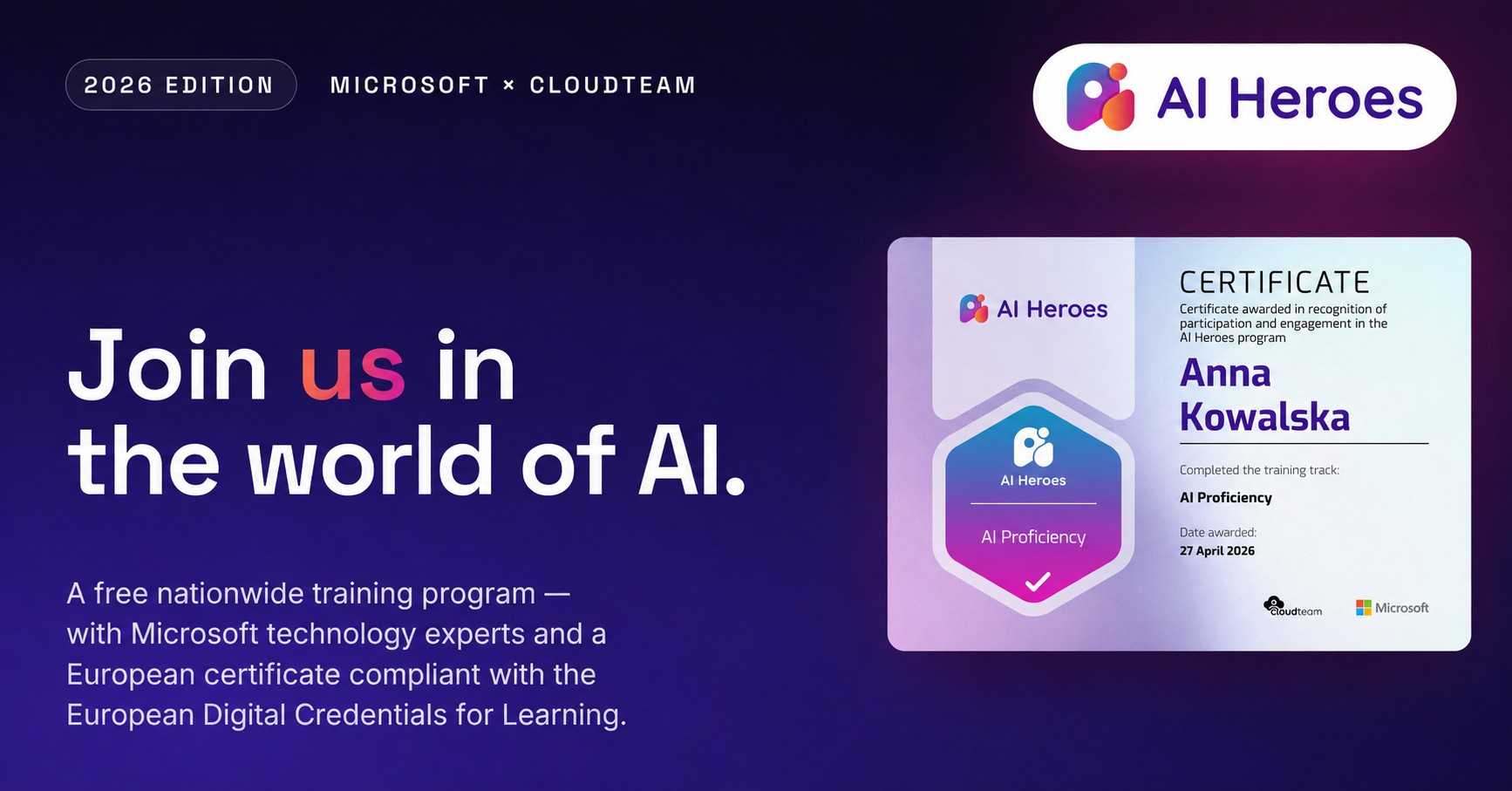 AI Heroes 2026 – Free AI Education Program