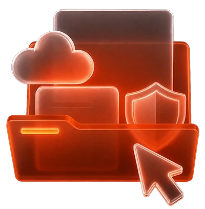 Secure cloud folder